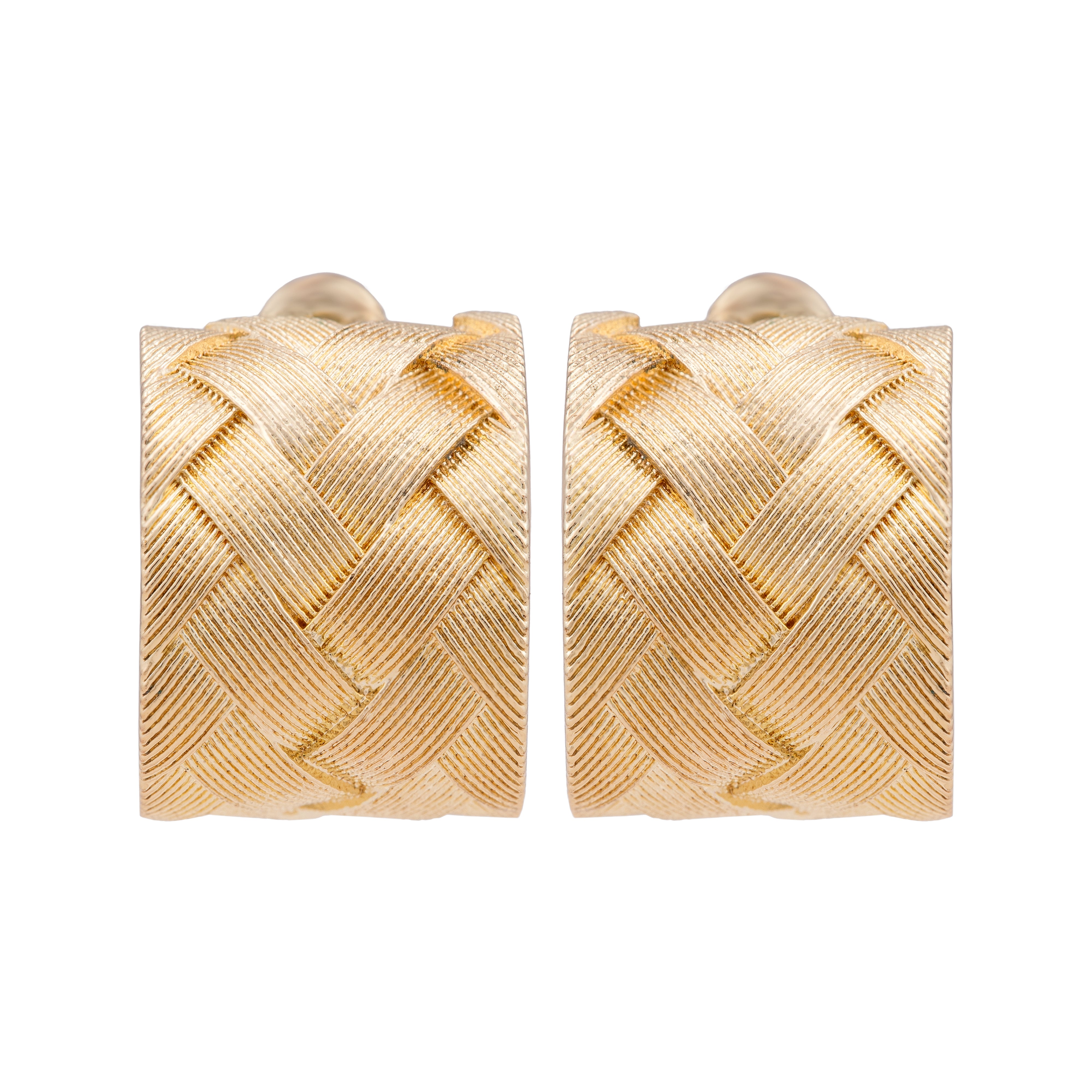 Gold Lattice Stud