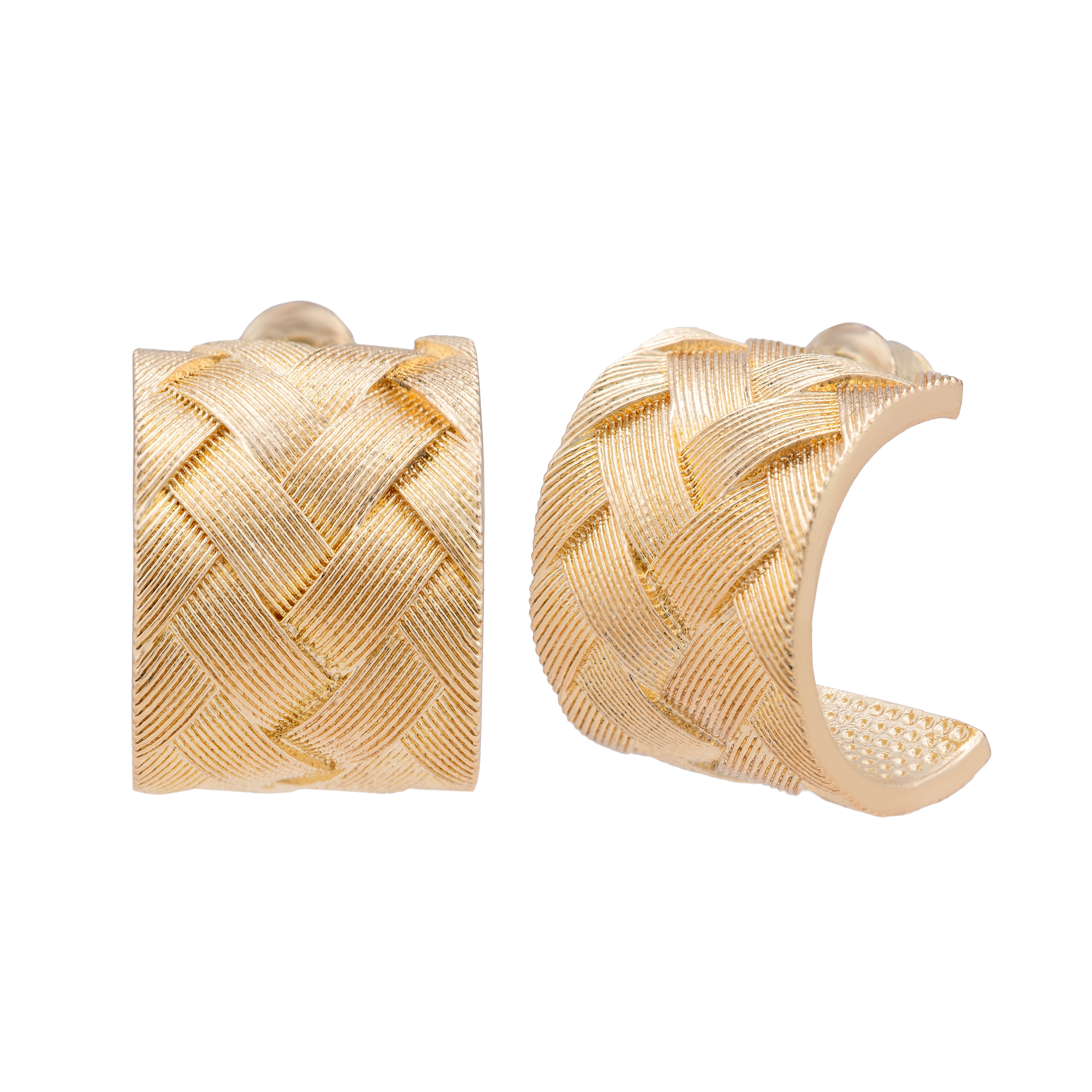 Gold Lattice Stud