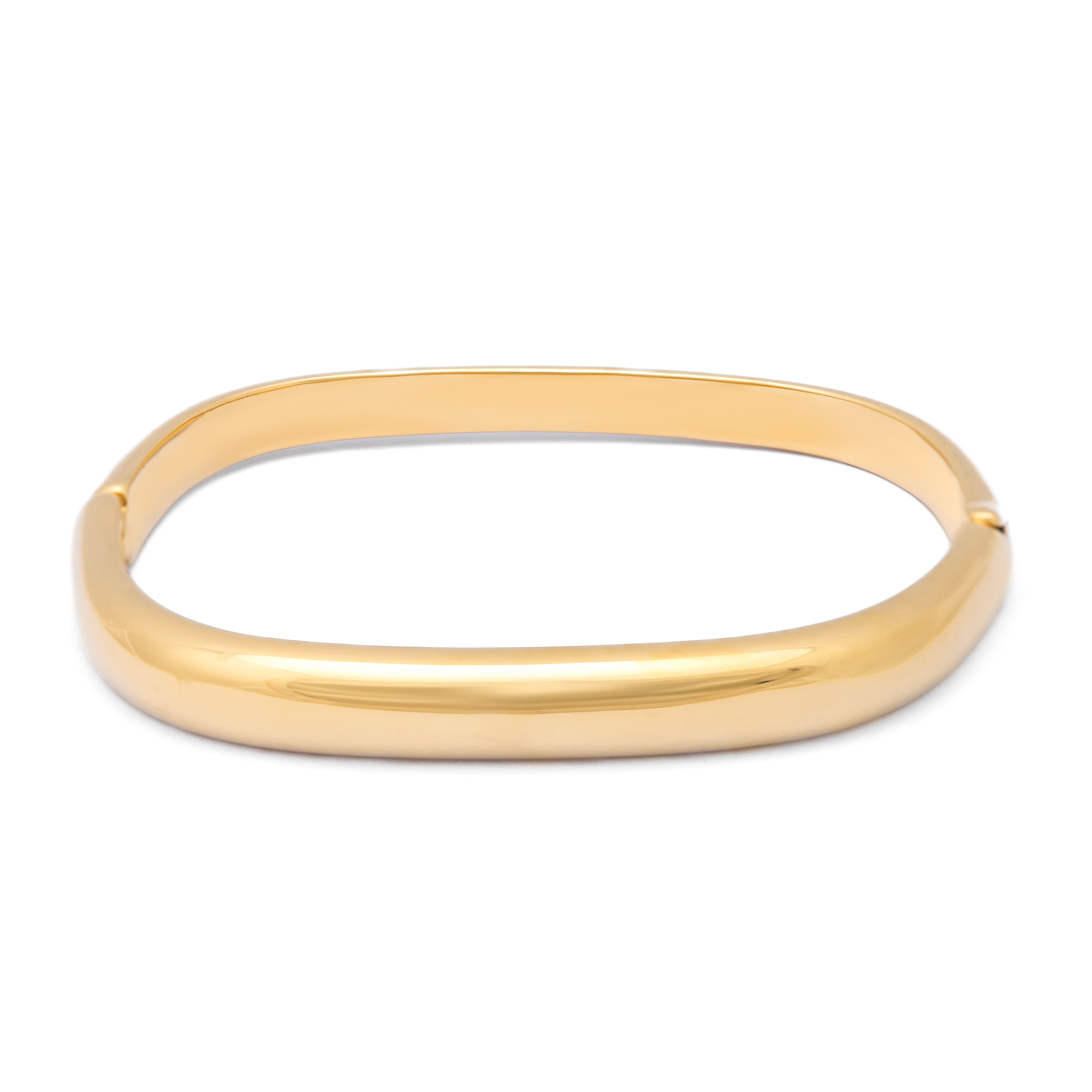 Gold Soft Edge Bangle