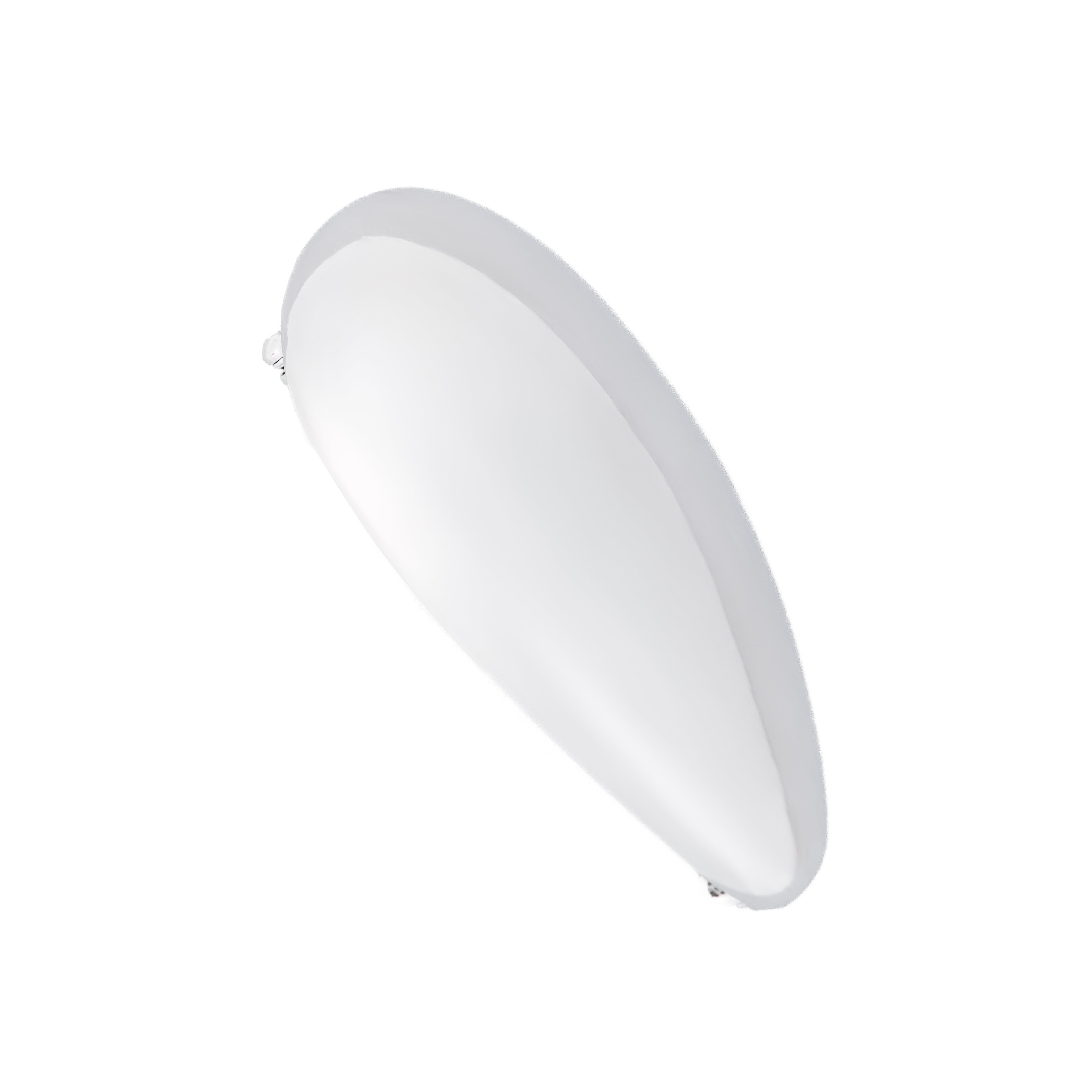Silver Mirror Pebble Stud