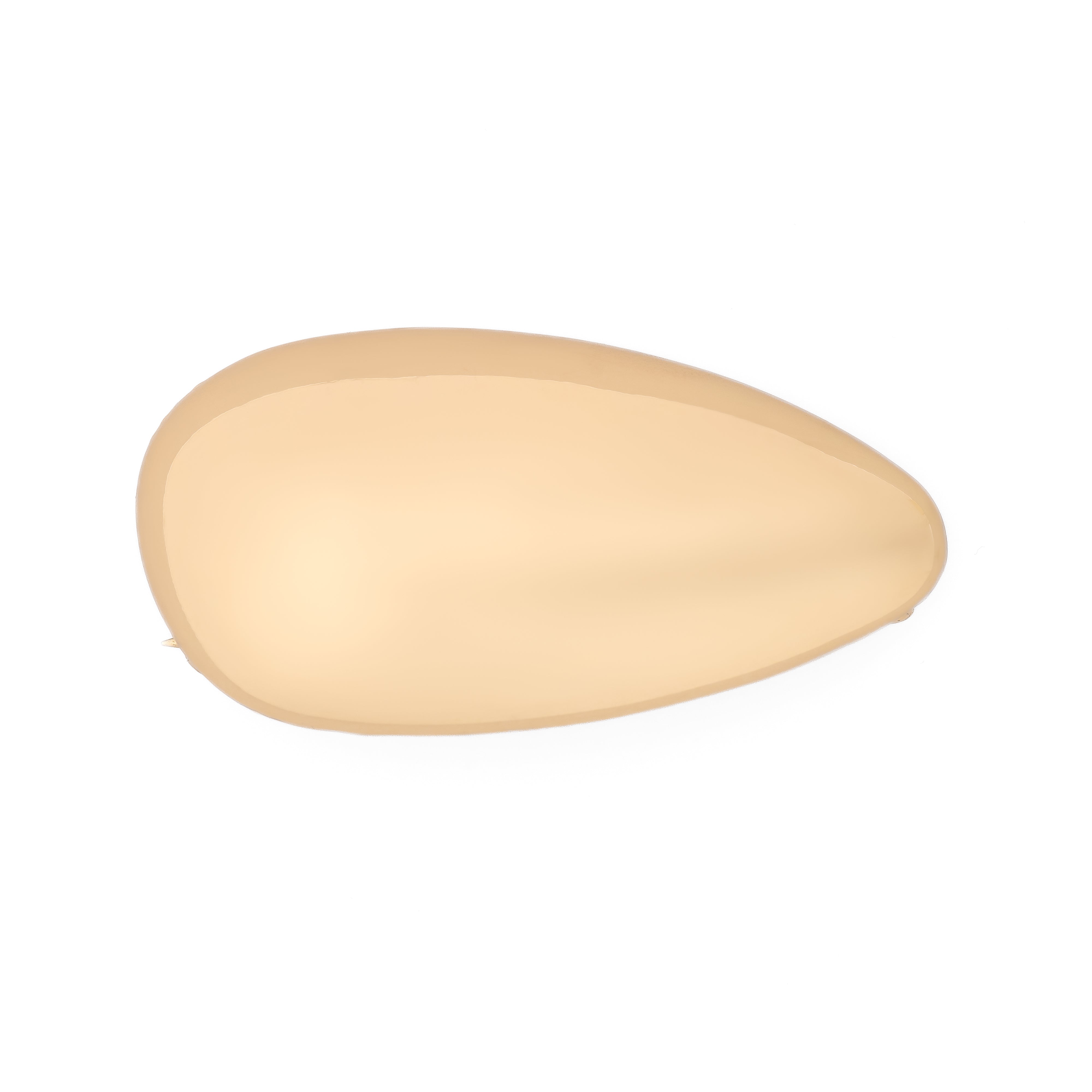 Gold Mirror Pebble Stud