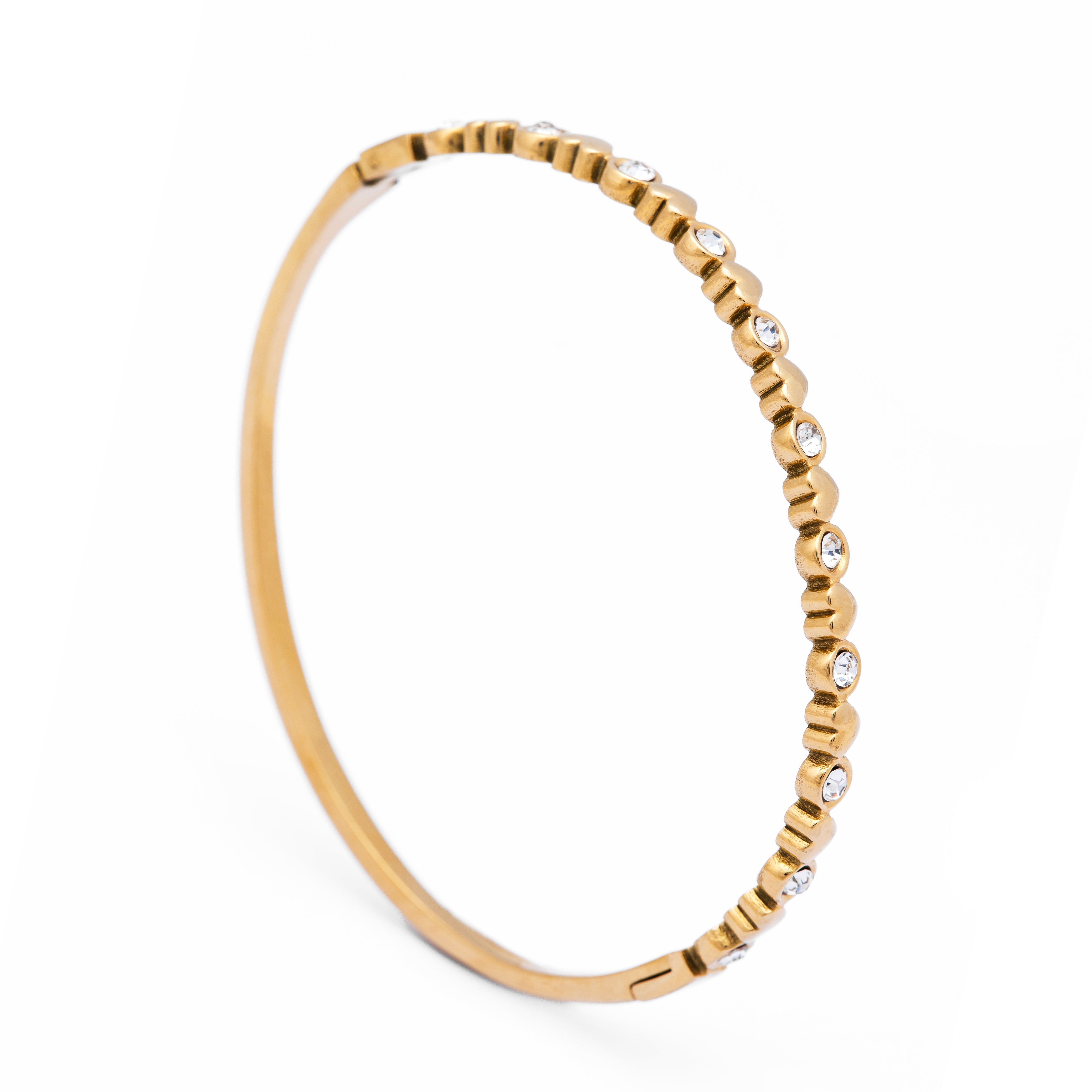 Heart Link Crystal Bracelet