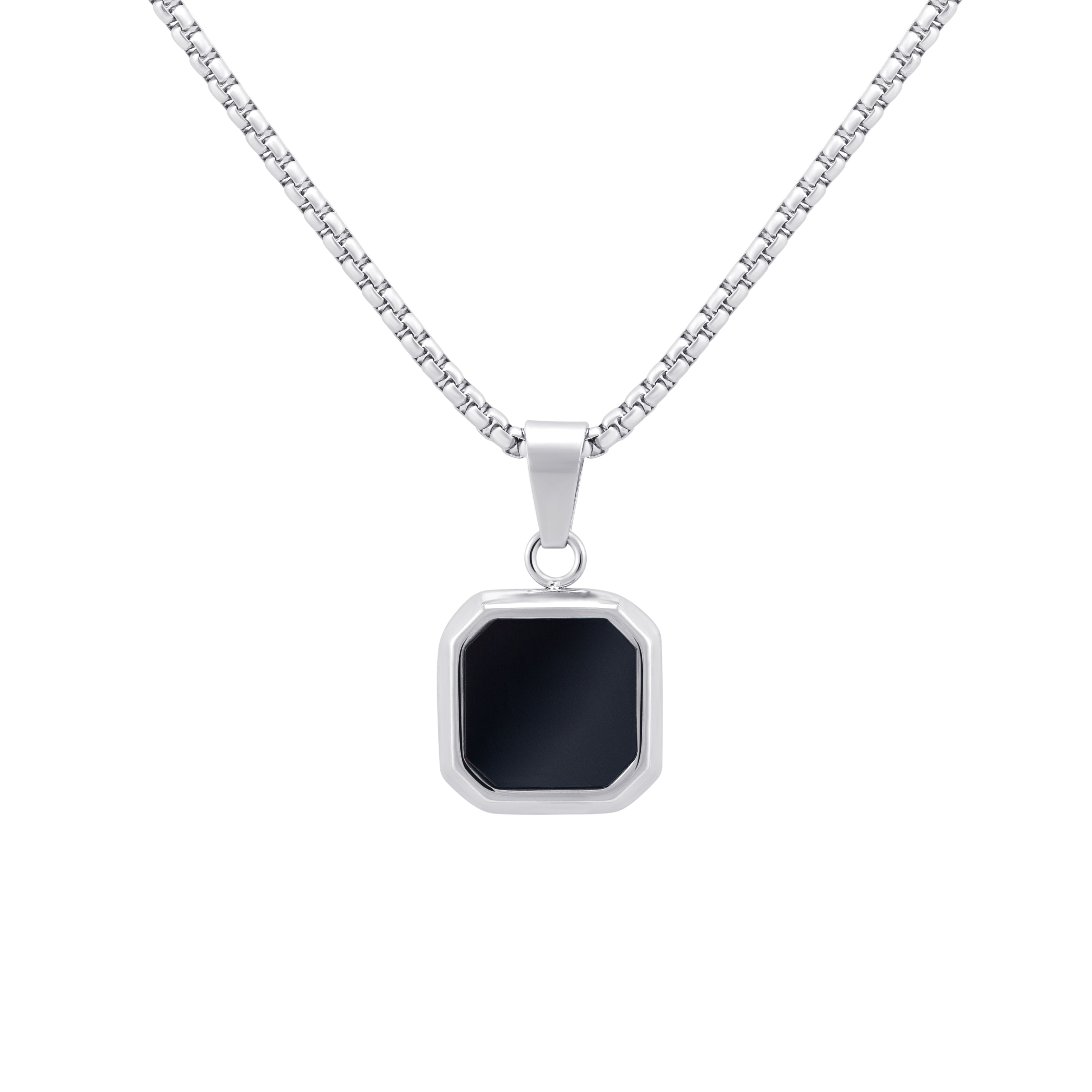 Black Onyx Pendant Necklace