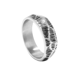 Etched Pattern Ring