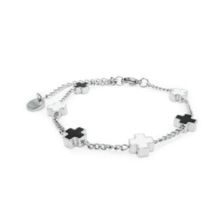 B&W Spaced Stainless Steel Cross Link