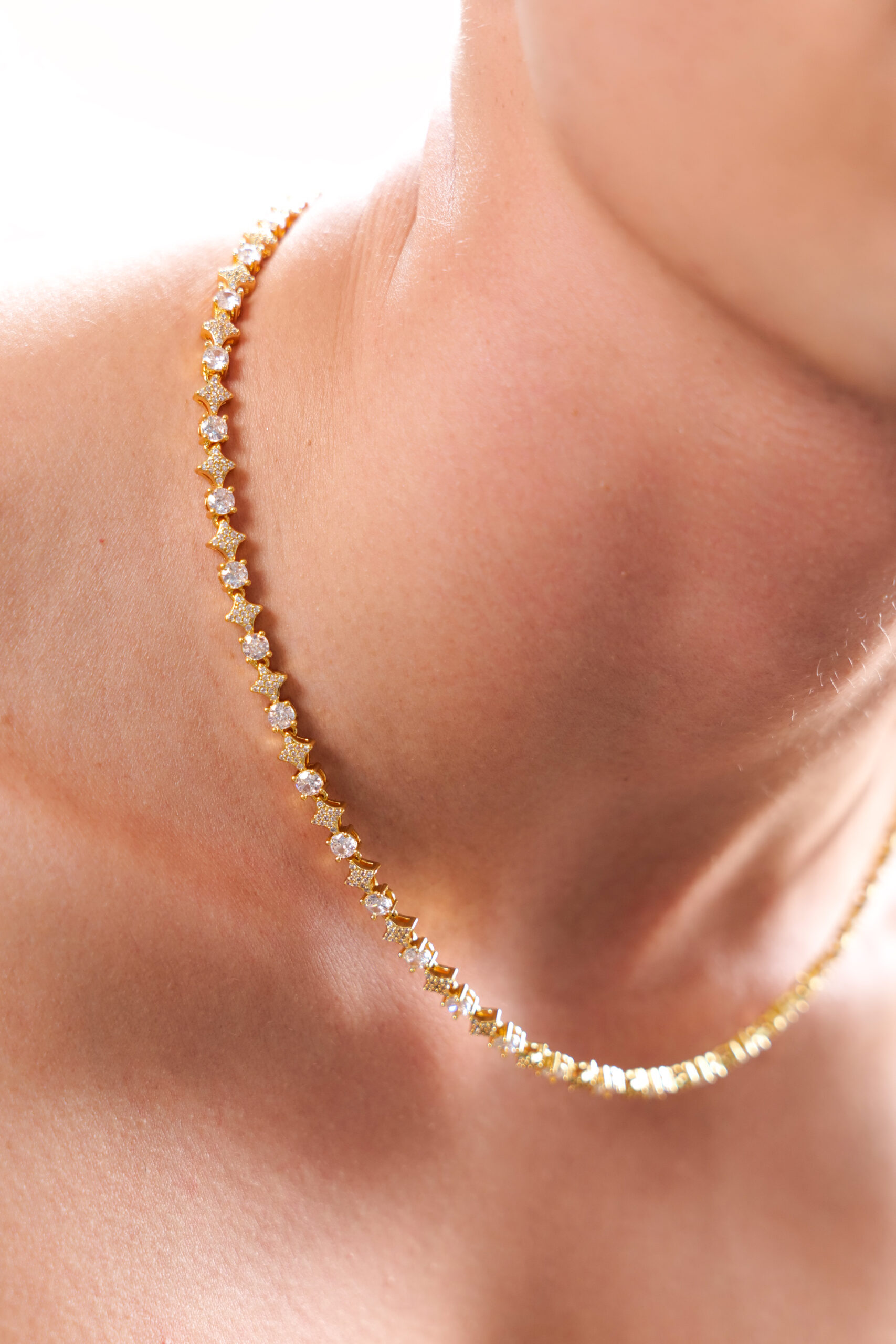 Gold Iced Star Chain - Image 3