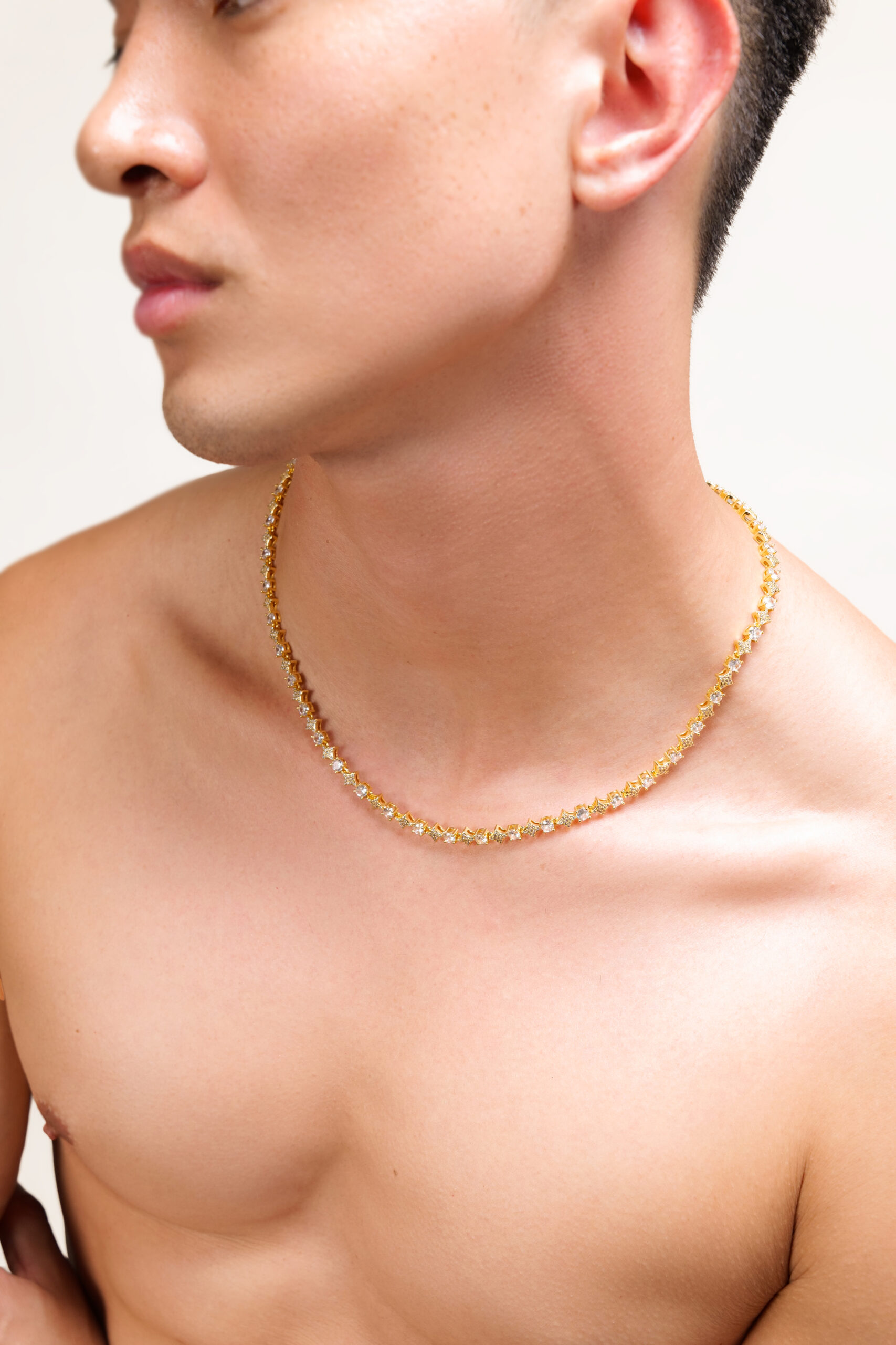 Gold Iced Star Chain - Image 4