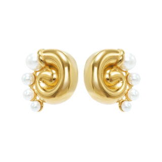 Aerial Gold Earring